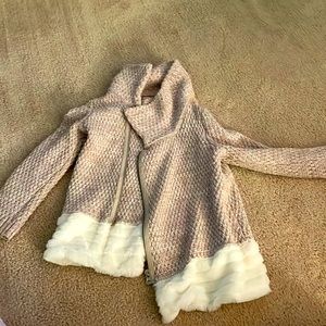 GirlS Zip Up Sweater